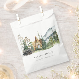 Rustikale Hochzeit des Pinienwaldes Geschenktütchen