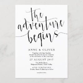 Rustikale Hochzeit Einladung Das Abenteuer beginnt
