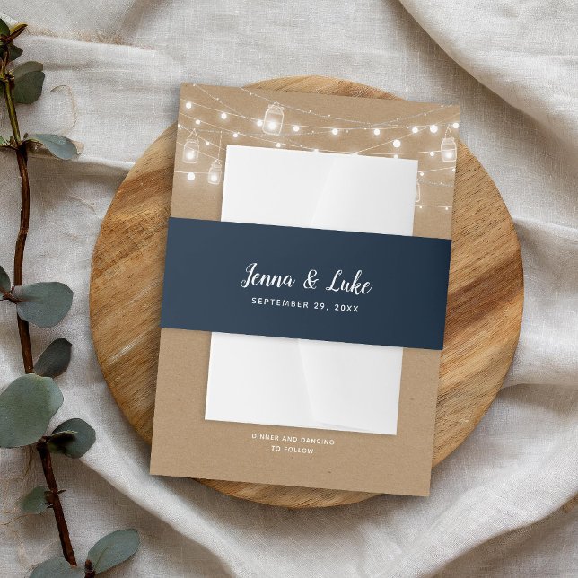 Rustikale Hochzeit Einladungsbanderole (Von Creator hochgeladen)