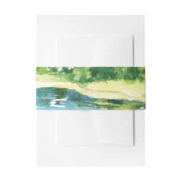 Rustikale Hochzeit Einladungsbanderole