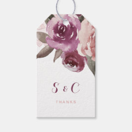 Rustikale Hochzeit im Herbst Geschenkanhänger