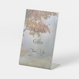 Rustikale Hochzeit im Herbst Sockelschild