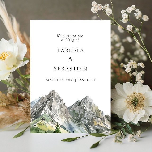 Rustikale Hochzeit im Wald von Bergen Sockelschild (Von Creator hochgeladen)