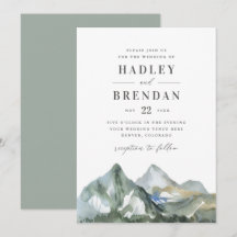 Rustikale Hochzeit im Wasserfarbenwald