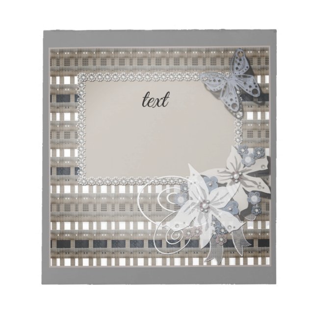 Rustikale Hochzeit Notizblock (Vorderseite)