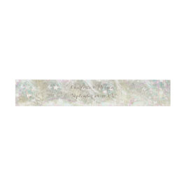 Rustikale Hochzeit Personalisierter Bauchband Einladungsbanderole