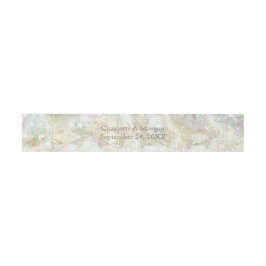 Rustikale Hochzeit Personalisierter Bauchband Einladungsbanderole