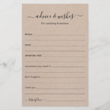 Rustikale Hochzeitsberatung und Wünsche