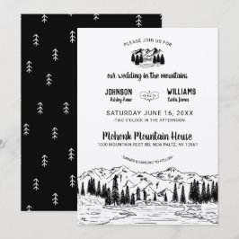 Rustikale Hochzeitseinladung Einladung