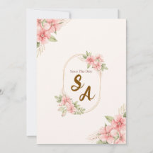 Rustikale Hochzeitseinladung