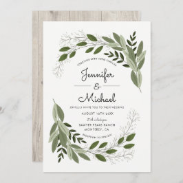 Rustikale Hochzeitsfeiern - Einladung zur Hochzeit