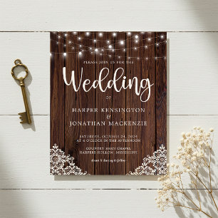 Rustikale Hochzeitshilfen aus Holz