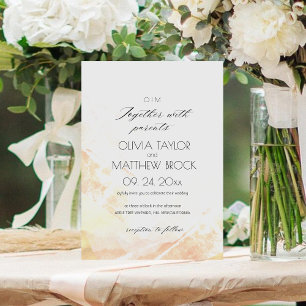 Rustikale Hochzeitshochzeit Einladung