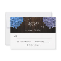 Rustikale Hochzeitskarten mit Lila Blüte