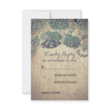 Rustikale Hochzeitskarten