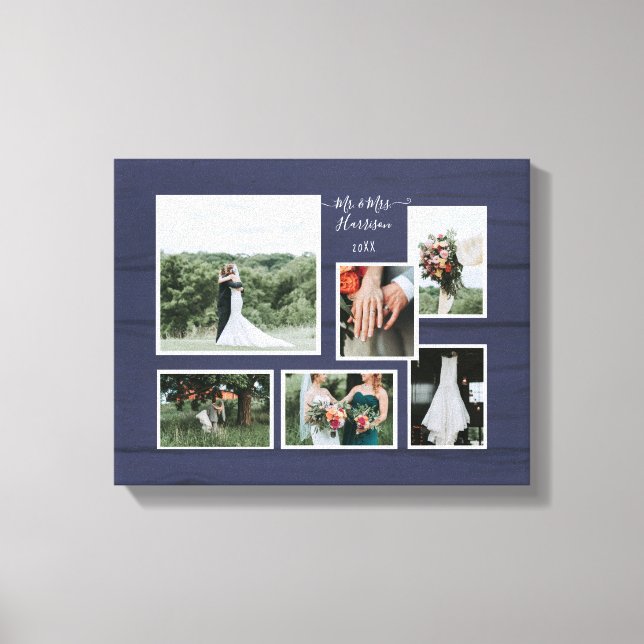 Rustikale Hochzeitskollektion 6 Fotografie Ca Leinwanddruck (Vorderseite)