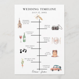 Rustikale Hochzeitstagung Programm