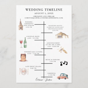 Rustikale Hochzeitstagung Programm