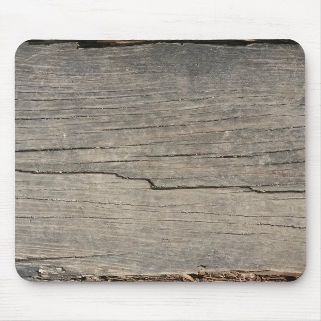 Rustikale hölzerne Beschaffenheit Mousepad (Vorne)