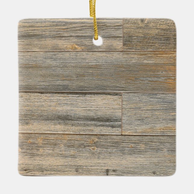 Rustikale Holzkornplatten Keramikornament (Vorderseite)