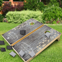 Rustikale Holzleuchten Hochzeit Personalisiert