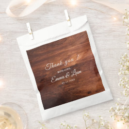 Rustikale Holzscheune Korn Hochzeit Geschenktütchen