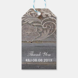 rustikale Holzschnitzereien Western Hochzeitsvorte Geschenkanhänger