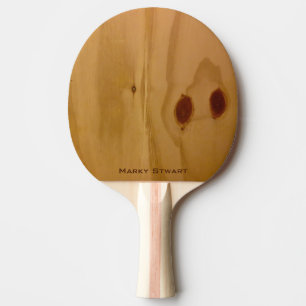 rustikale Holzstruktur / Holzkörner Tischtennis Schläger