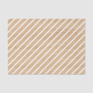 Rustikale Holzstruktur mit weißen Diagonalstreifen Seidenpapier