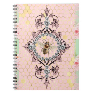 Rustikale Honeybee Notizblock