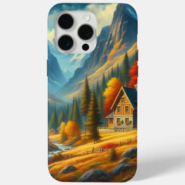 Rustikale Hütte, Herbst Case-Mate iPhone Hülle (Rückseite)