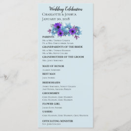 Rustikale Hütte Rose Hochzeit Suite Bridal Zeremon Programm