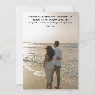 Rustikale interne Hochzeit Speichern Sie die Datum Einladung