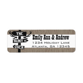 Rustikale Jagd über Barnwood-Rücksendeadresse