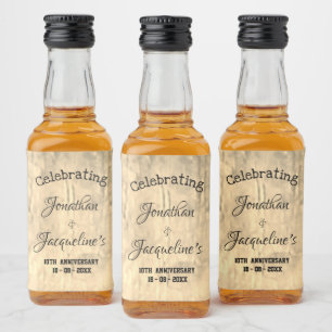 Rustikale jedes Hochzeitanfänger Custom Niedlich M Alkoholflaschenetikett