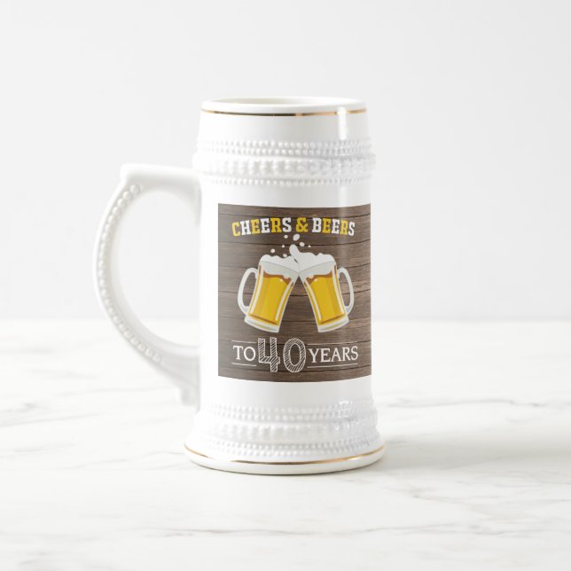 Rustikale Käfer und Biere bis 40 Jahre Bierglas (Links)