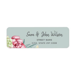 Rustikale Kaktus Rose Blumenhochzeit