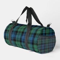 Rustikale Karo Campbell Grün Blau Tartan