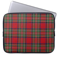 Rustikale Karo Rot Grün Kariert Stewart Tartan
