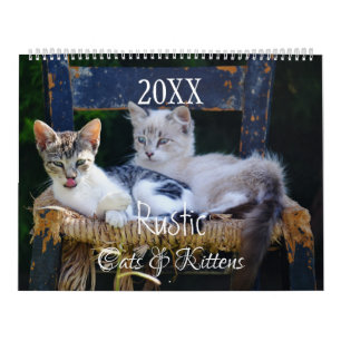 Rustikale Katzen & Kätzchen Kalender HAMbyWG