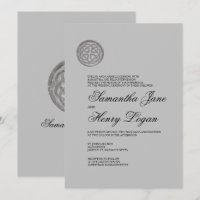 Rustikale keltische Knot Minimalistisch Hochzeit E