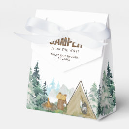 Rustikale kleine Camper Kinderdusche Geschenkschachtel