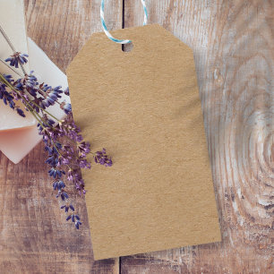 Rustikale Kraft Einfach Stylisch Boho Geschenkanhänger