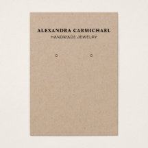 Rustikale Kraft Handmade Schmuckkollektion Ohrring