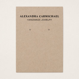 Rustikale Kraft Handmade Schmuckkollektion Ohrring