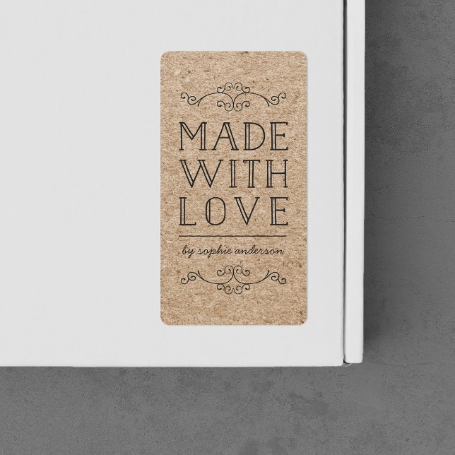 Rustikale Kraft-Schnörkel aus Liebe (Von Creator hochgeladen)