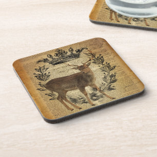 Rustikale Kronenjacke Getränkeuntersetzer