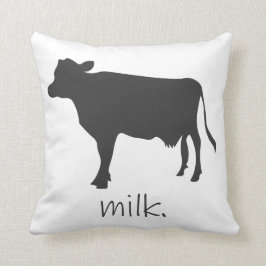 Rustikale Kuh Kissen