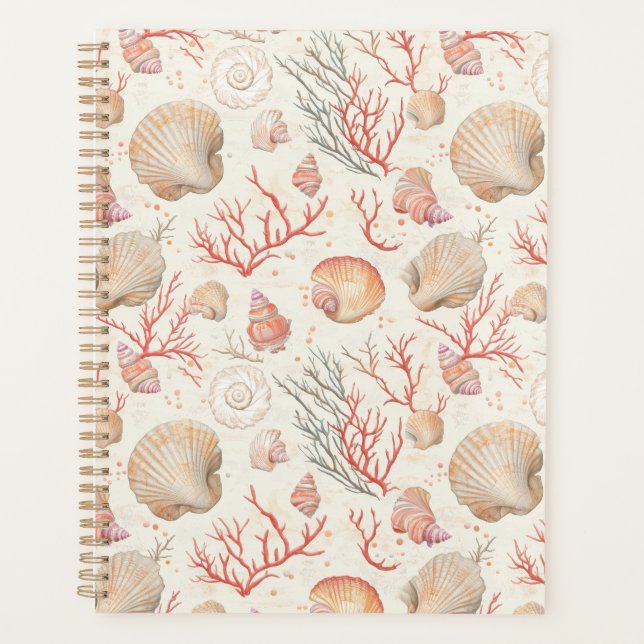 Rustikale Küste - Muscheln, Starfish, Riff (16) Planer (Vorderseite)