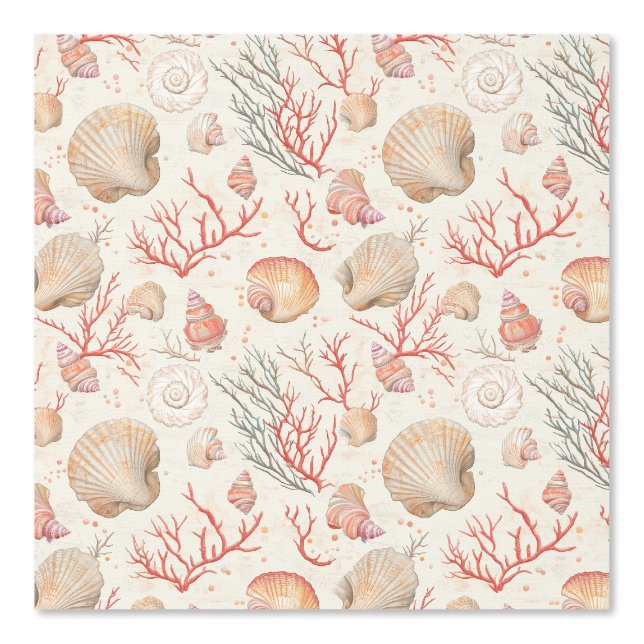 Rustikale Küste - Muscheln, Starfish, Riff (16) Tapete (Vorderseite)